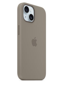 Silicone iPhone 15 Silicone Case with MagSafe - Clay  - Image 5