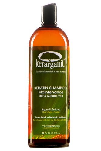 kerarganic ORGANIC KERATIN TREATMENT - SALT & SULFATE FREE SHAMPOO - 32oz by KERARGANIC - Image 1