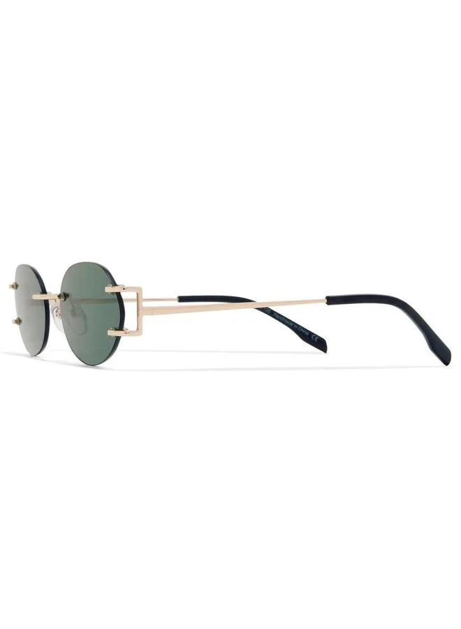 بلاك أوت BlackOut Unisex Clio Oval Sunglasses