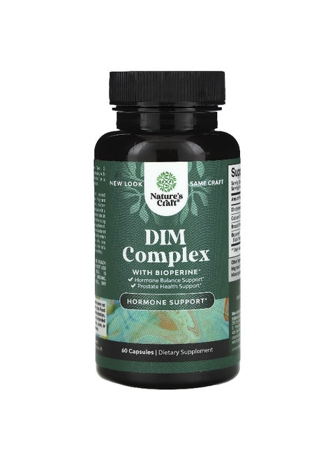 Nature's Craft, DIM Complex With BioPerine®, 60 Capsules