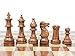 House of Chess Victorian Staunton Golden Acacia Wood Chess Set 14 x 14 Inches Wooden Folding Chess Board with Algebraic Notation Wooden Chess Pieces with King Height 3 Inches 2 Extra Queens - Image 4