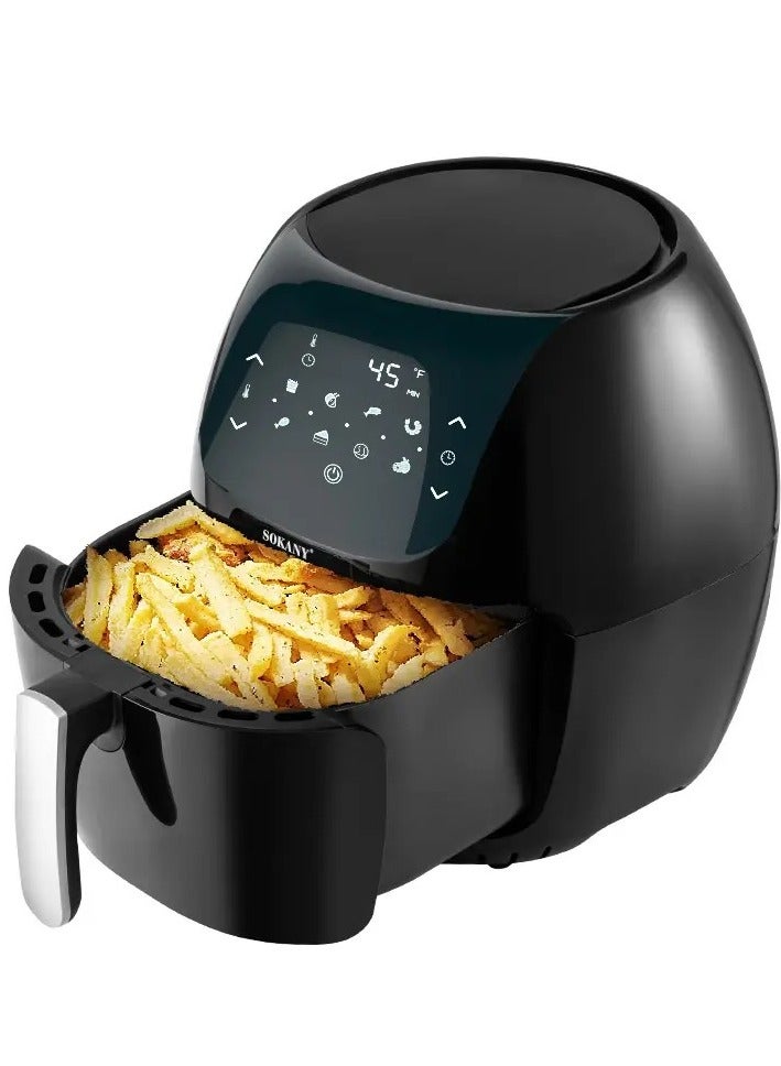 سوكاني قلاية سوكاني بدون زيت ، 1800 واط ، 8 لتر ، اسود - SK-8012 - Image 2