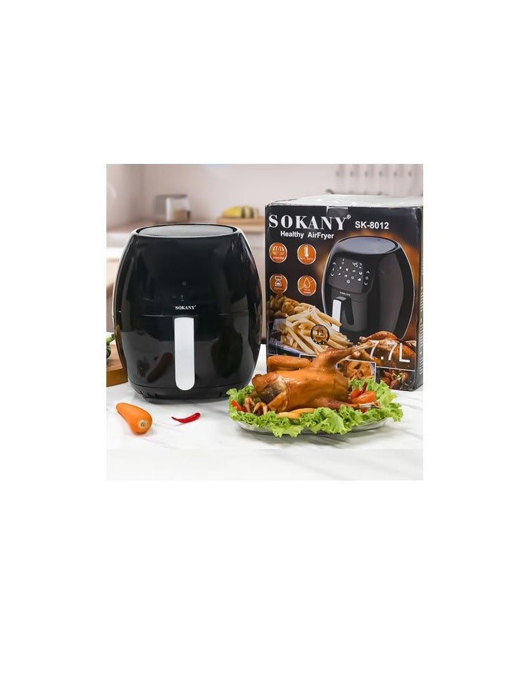 سوكاني قلاية سوكاني بدون زيت ، 1800 واط ، 8 لتر ، اسود - SK-8012 - Image 4