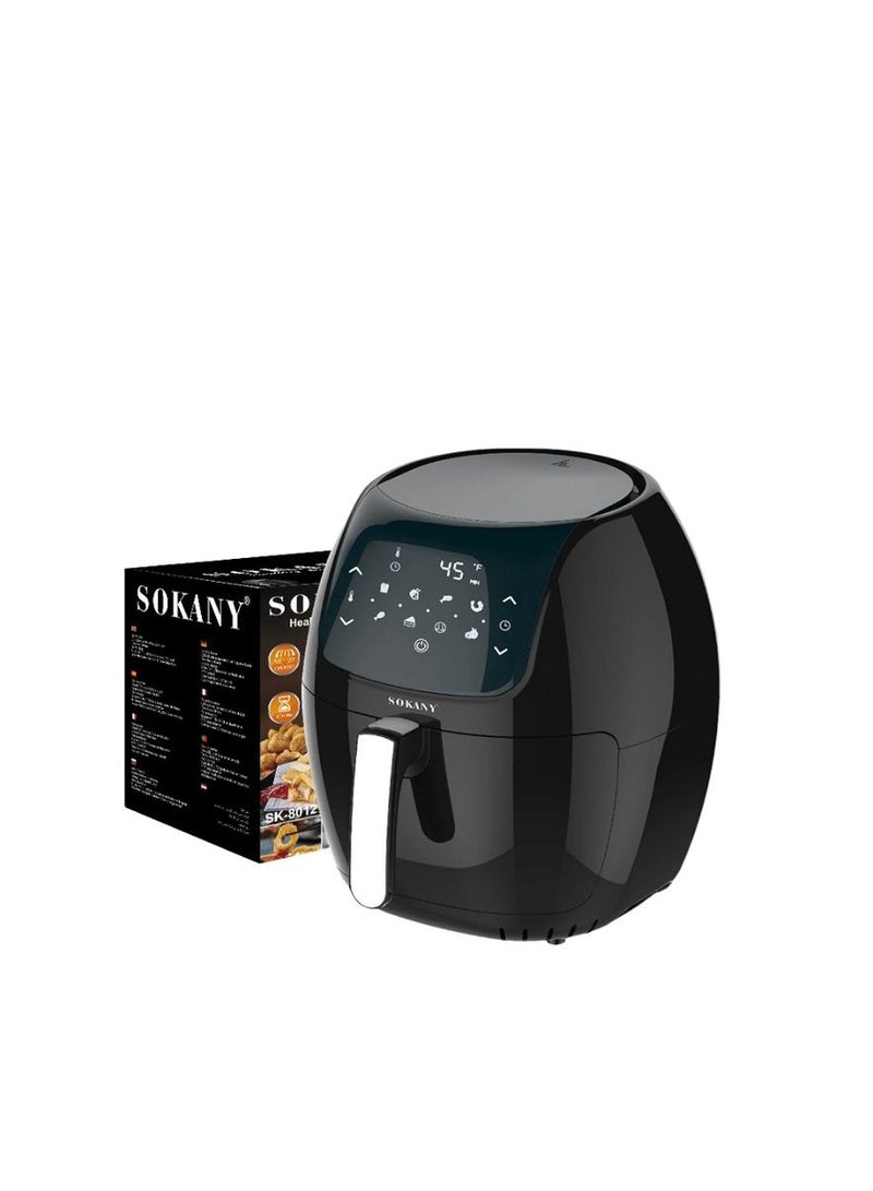 سوكاني قلاية سوكاني بدون زيت ، 1800 واط ، 8 لتر ، اسود - SK-8012 - Image 3