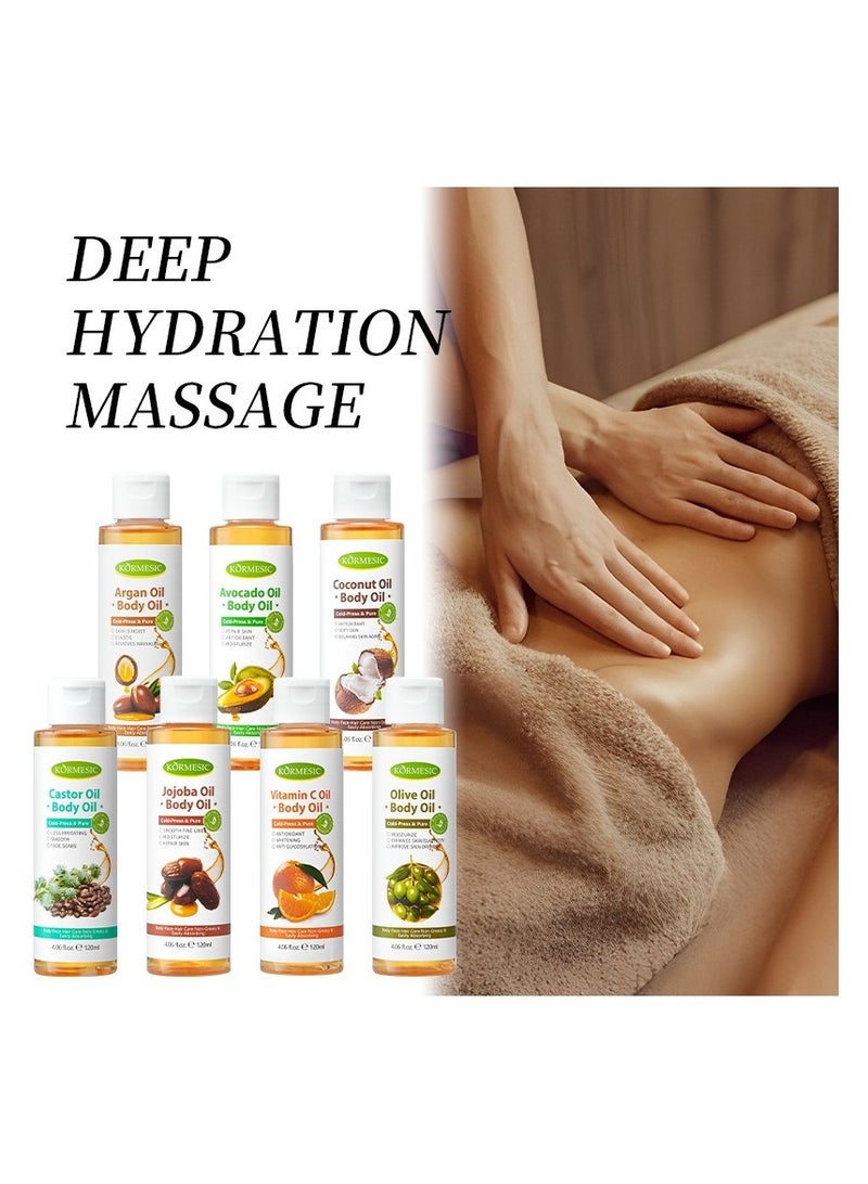 Kormesic Argan Oil Body Massage Oil 120ml - Repair & Hydrate Skin - Image 2