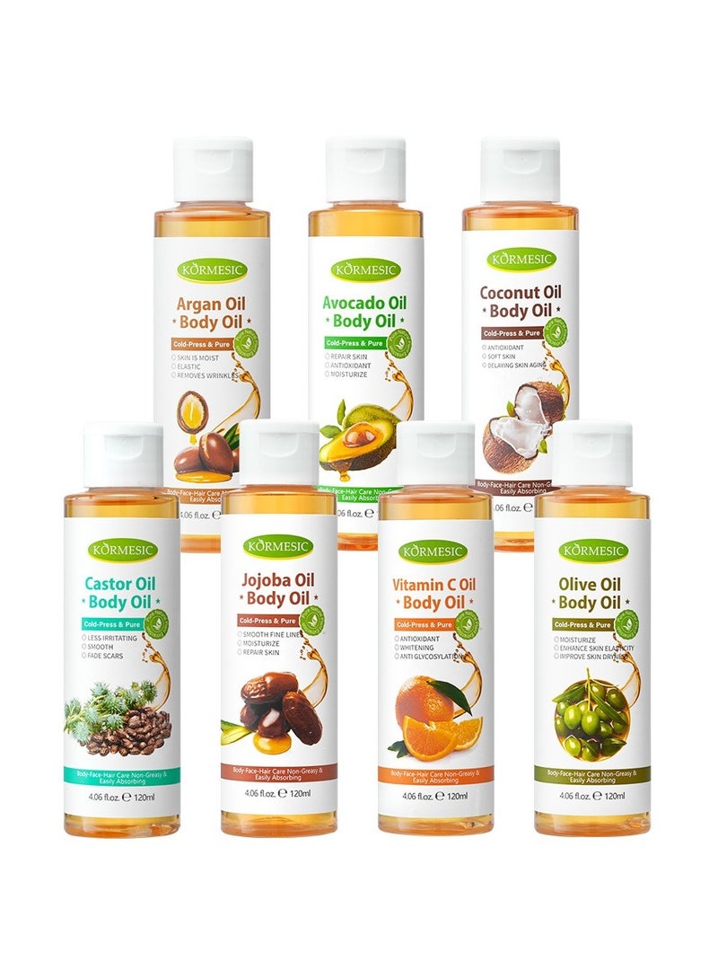 Kormesic Argan Oil Body Massage Oil 120ml - Repair & Hydrate Skin - Image 4