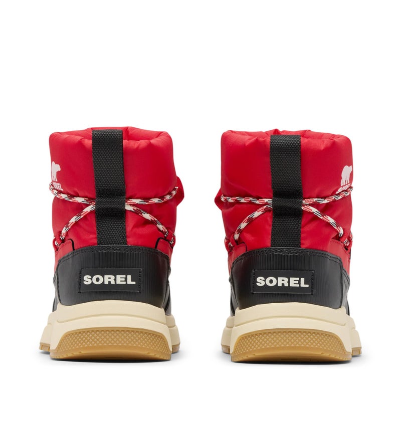 Sorel Women's Whitney III Slip-On Waterproof Winter Boot, Bright Red/Black, 8.5 - Image 3