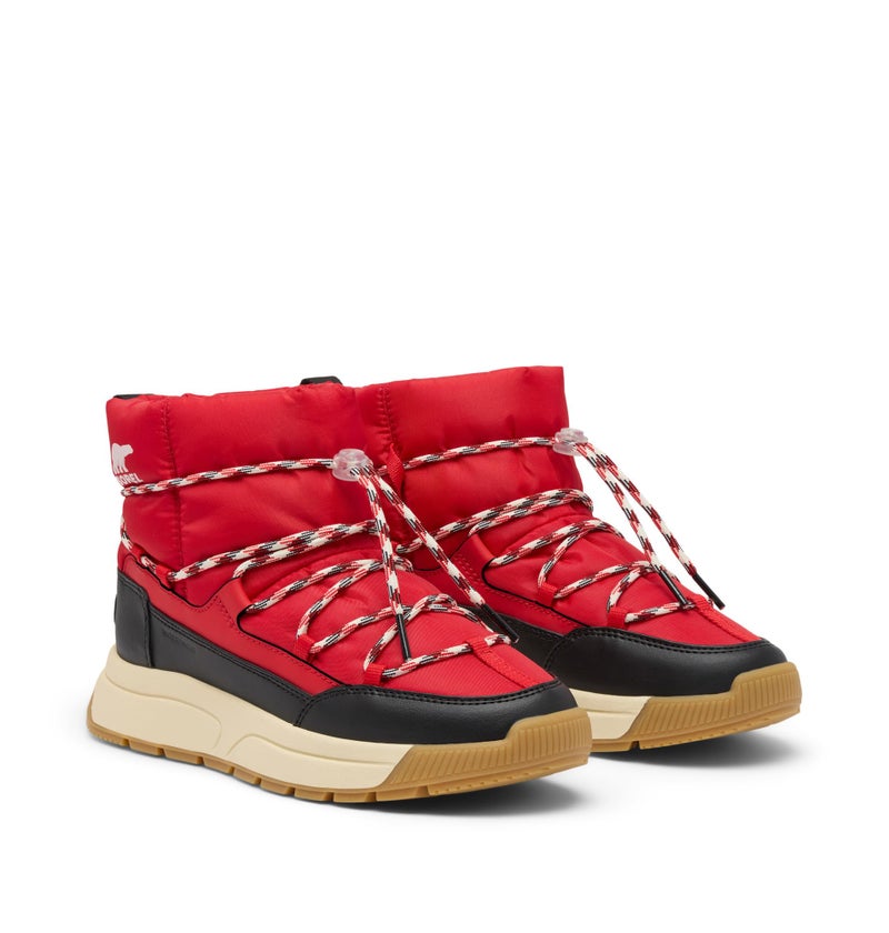 Sorel Women's Whitney III Slip-On Waterproof Winter Boot, Bright Red/Black, 8.5 - Image 2