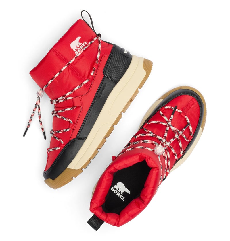 Sorel Women's Whitney III Slip-On Waterproof Winter Boot, Bright Red/Black, 8.5 - Image 5