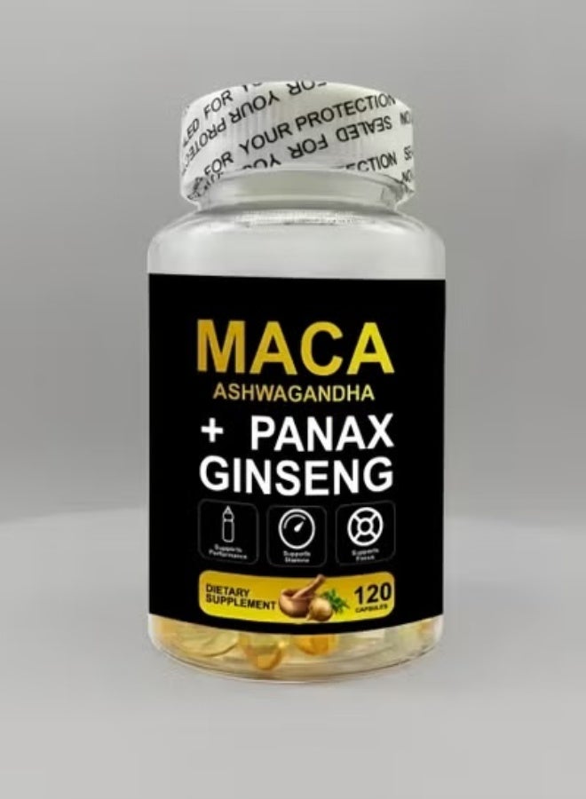 MACA Ginseng Capsules: Boost Physical Fitness & Enhance Stamina, A One-Stop Solution to Revitalize Body and Mind - Image 1