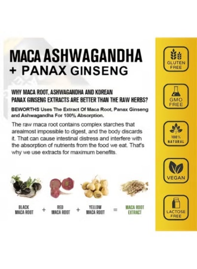 MACA Ginseng Capsules: Boost Physical Fitness & Enhance Stamina, A One-Stop Solution to Revitalize Body and Mind - Image 4