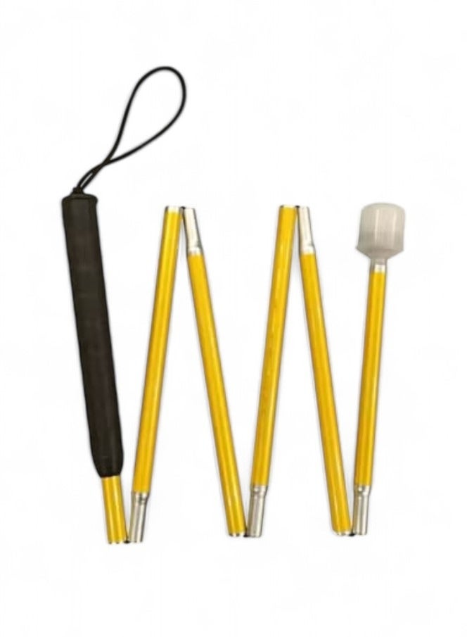 عصا كفيف قابلة للطي باللون العاكسة عصى لضعاف البصر والأعمى عصا كبار السن عصا مشي عصى - Image 1