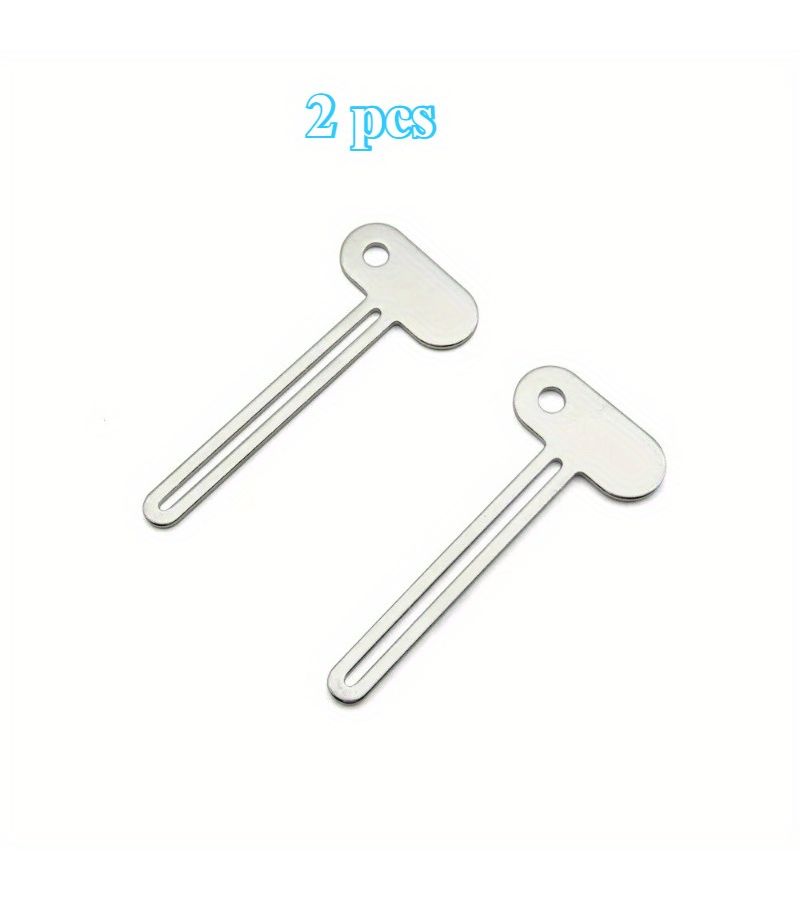 2pcs Simple Manual Metal Portable Toothpaste Squeezer for Daily Bathroom Use - Image 5