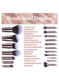BS Mall BS MALL Makeup Brushes Premium Synthetic Foundation Powder Concealers Eye Shadows Brush Set with sponge & Holder Sponge Case 25 pcs set  - Image 3