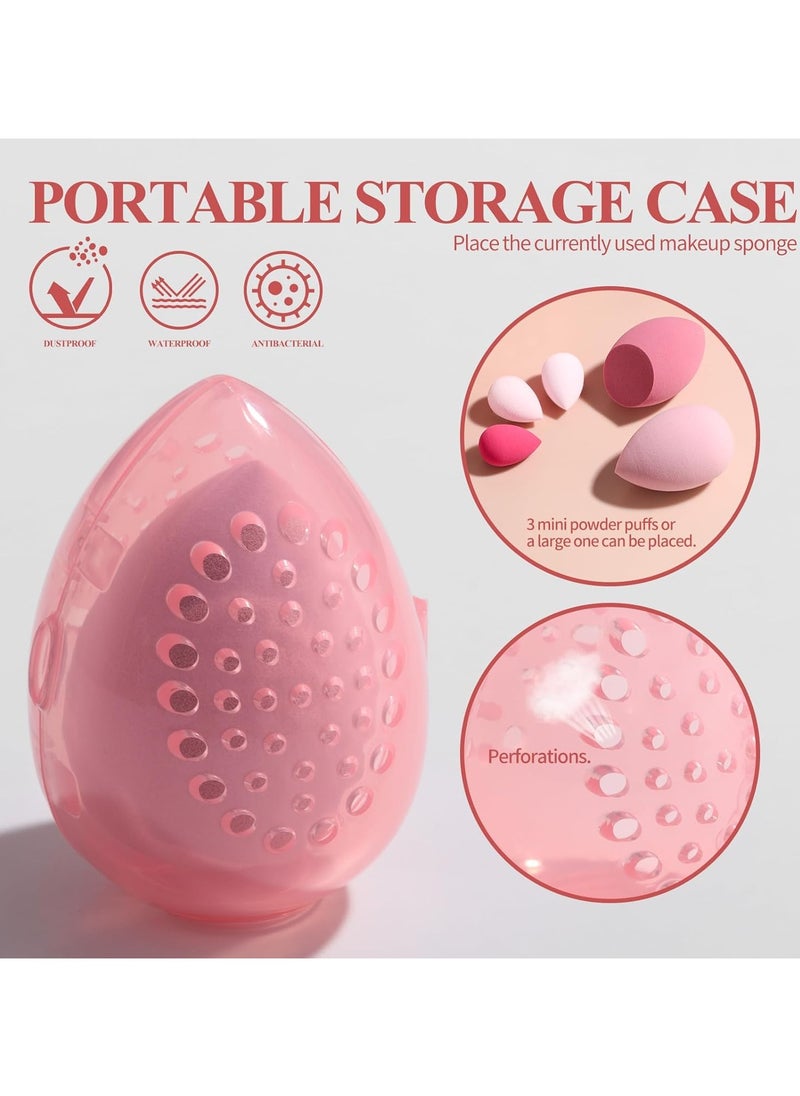 BS Mall BS MALL Makeup Brushes Premium Synthetic Foundation Powder Concealers Eye Shadows Brush Set with sponge & Holder Sponge Case 25 pcs set  - Image 4