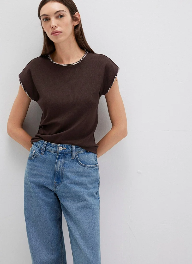مافي Crew Neck Regular Fit T-Shirt