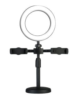 Generic 6 Inch Selfie Ring Light with Tripod Stand Dimmable Led Camera Ring Light and Phone Holder for Live Stream Makeup YouTube Video Compatible with iPhone Android Remote  - Image 2