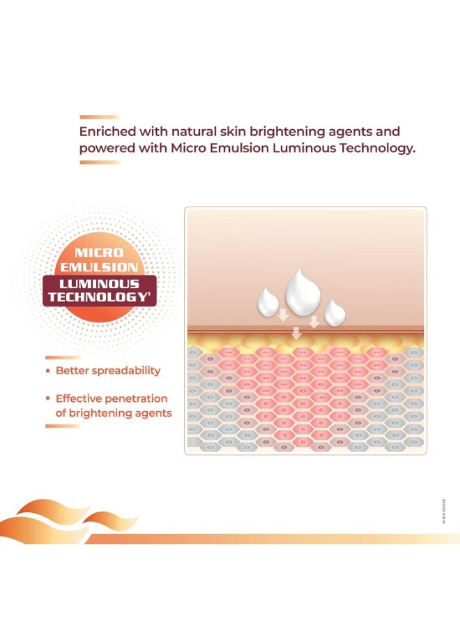 بيلوما لوشن تفتيح البشرة المتطور من بيلوما - لجميع ألوان البشرة - ممزوج بمكونات طبيعية للبقع الداكنة - الوجه والجسم - 45 جم - Image 3