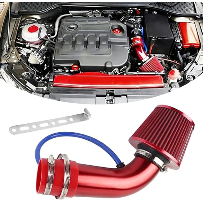 FLYPIG Universal 3 Inch Cold Air Intake Air Filter Kit Pipe Power Flow Hose System For Most Car Auto Truck Accessories - Image 5