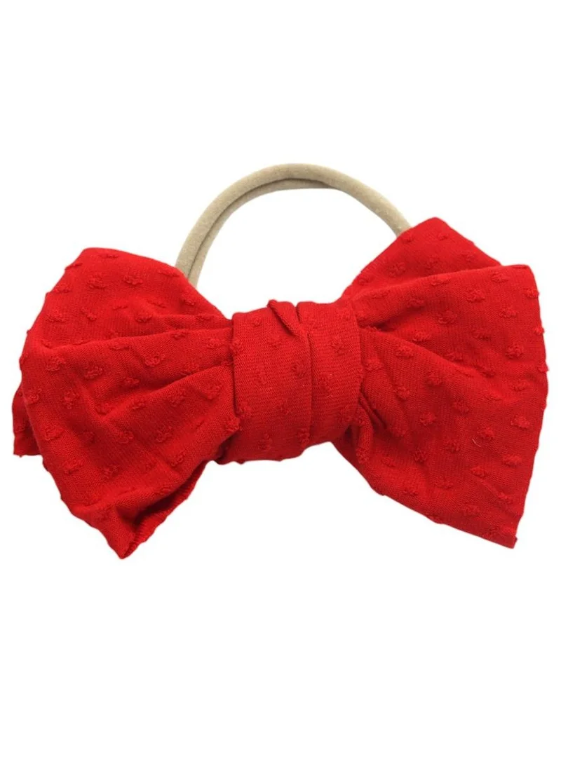 D'Daniela Rana Ribbon Bow Clip Set For Babies and Girls -  Cream & Brown