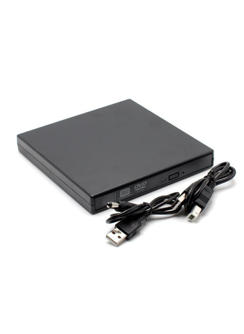 12.7 Portable Mobile Optical Drive Kit USB2.0 Notebook External Optical Drive Box SATA Serial Port Wholesale-Color:12.7 Drive Box