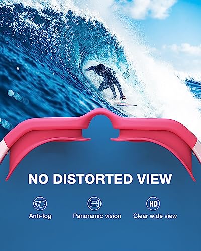 ZIONOR Swim Goggles, G1 Polarized Swimming Goggles UV Protection Anti-fog Adjustable Strap for Adult Men Women (Polarized Light Mirror Silver Lens) - Image 5