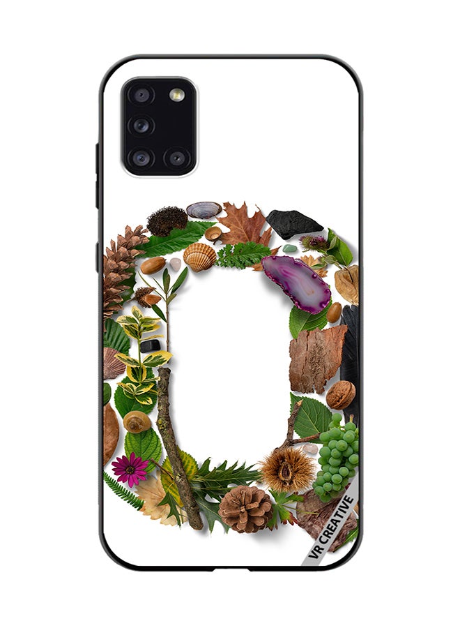 VR CREATIVE Protective Case Cover For Samsung Galaxy A31 Alphabet Q Design Multicolour - Image 1