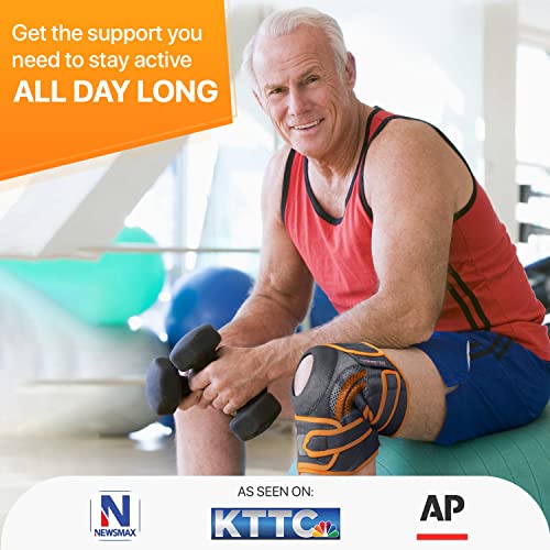 DR. BRACE ELITE Knee Brace with Side Stabilizers & Patella Gel Pads for Maximum Knee Pain Support and fast recovery for men and women-Please Check How To Size Video (Mars, Large) - Image 5
