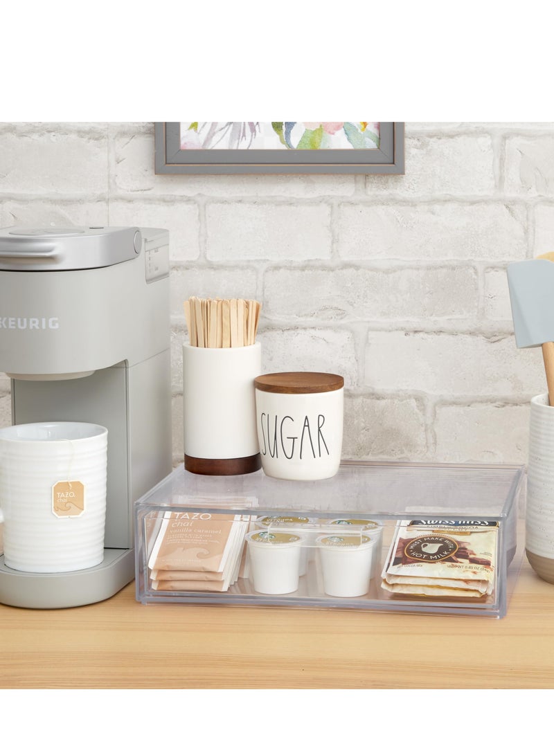 Stackable Clear Makeup Organizer - Versatile Storage Box for Eyeshadow Palettes, Cosmetics, Toys & Office Supplies - Perfect for Vanity & Home Organization - Image 5