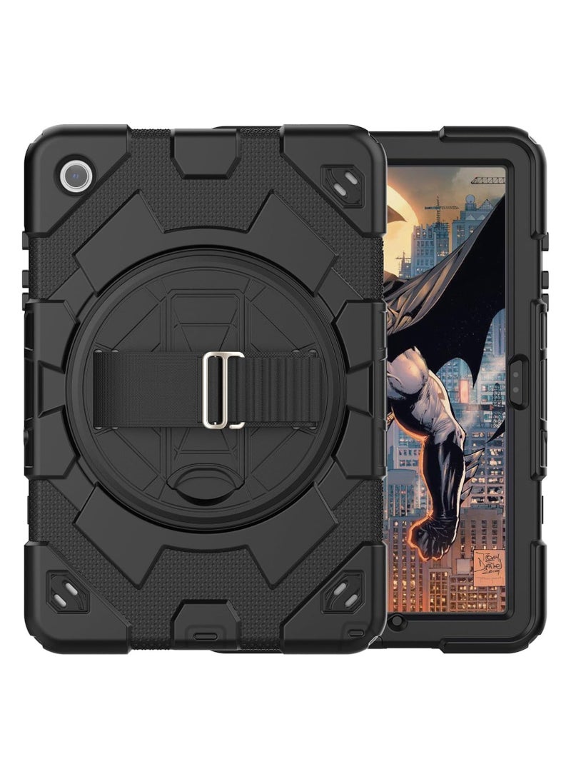 General Case Compatible with Samsung Galaxy Tab A9 Plus 11 Inch 2023 Tablet Case, Portable Rotating Silicone Stand Shell Rotating Stand, Anti Seismic and Anti Drop  - Image 2