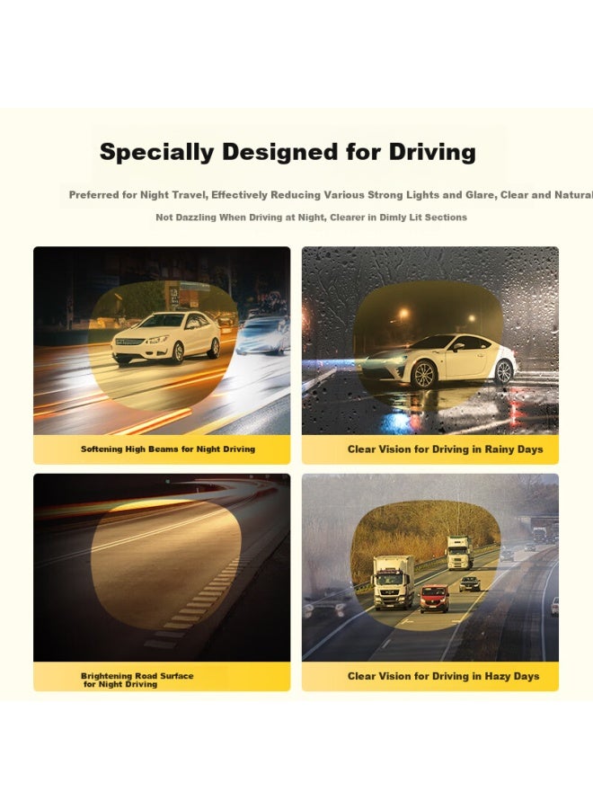Vegoos Night Vision Gl, Driving-specific Sungl For Men, Night Driving Anti-glare Sungl - Image 5