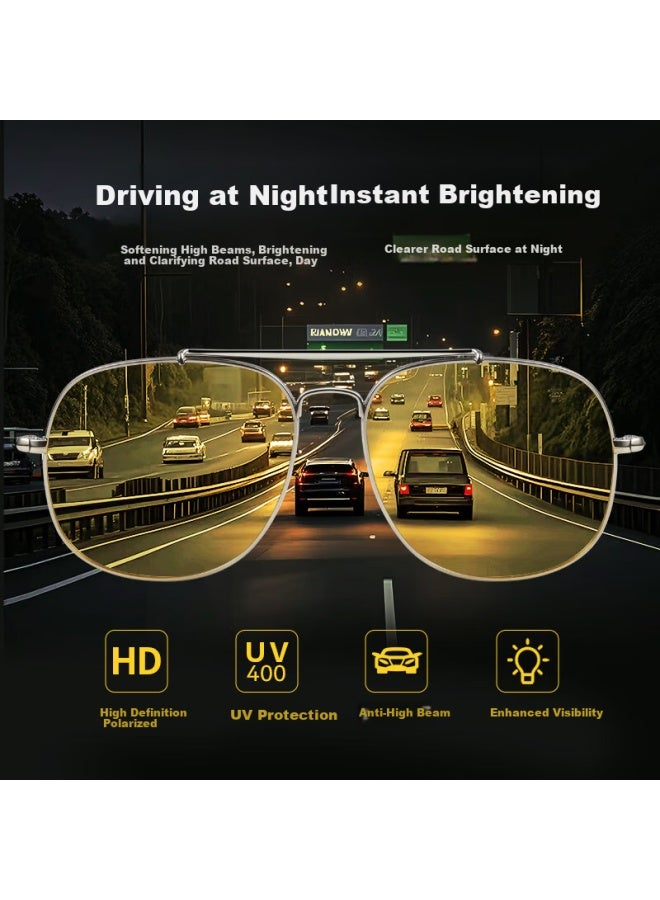 Vegoos Night Vision Gl, Driving-specific Sungl For Men, Night Driving Anti-glare Sungl - Image 4