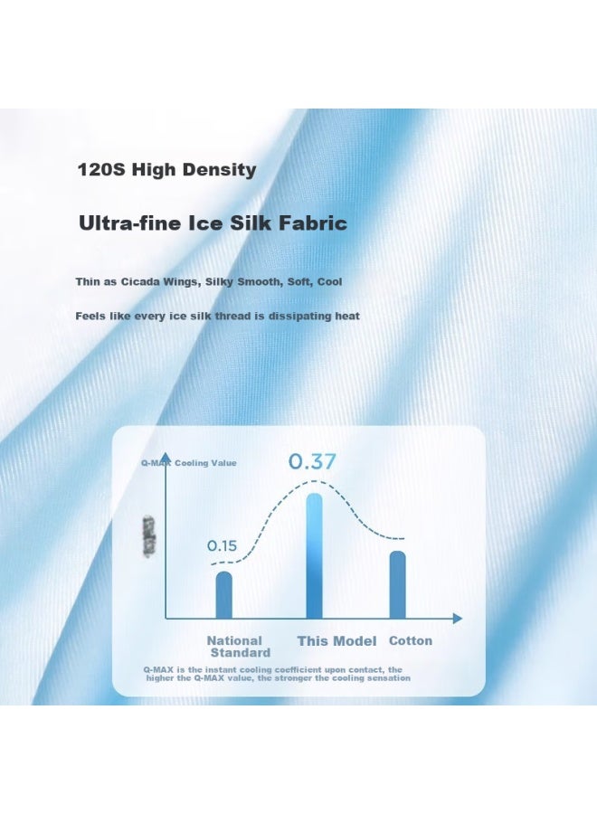 Good Man Visit Men's Ice Silk Cool Feeling Men's Underwear Antibacterial Underwear Head Boutique High-end Underpants Plus Size Loose Wide-angle Short Underwear - Image 3