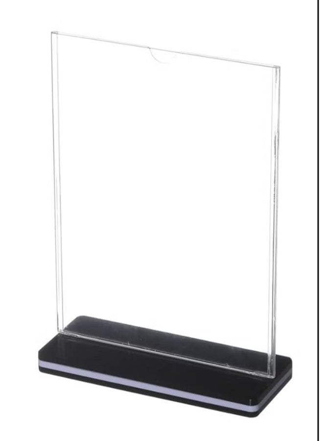 A6 ACRYLIC CARD STAND CLEAR 105*148 mm - Image 3