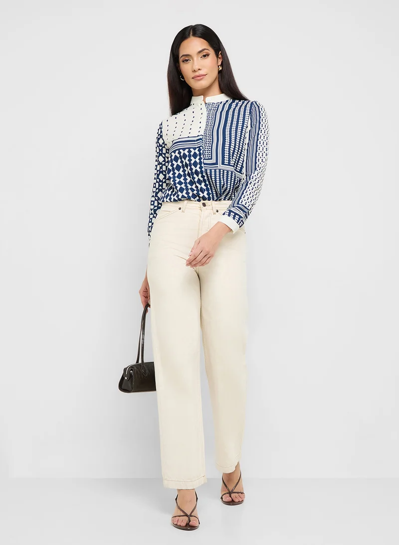 ELLA Abstract Printed Shirt