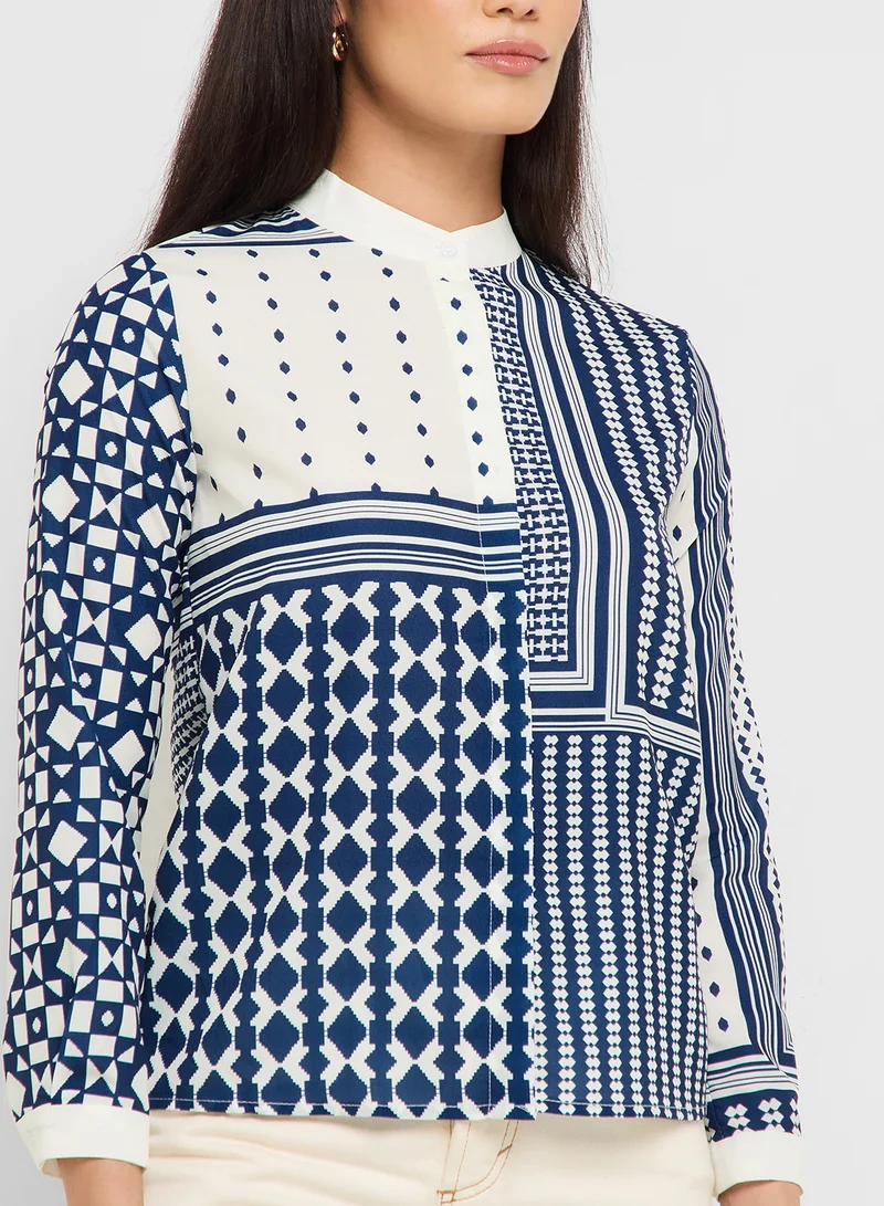 ELLA Abstract Printed Shirt