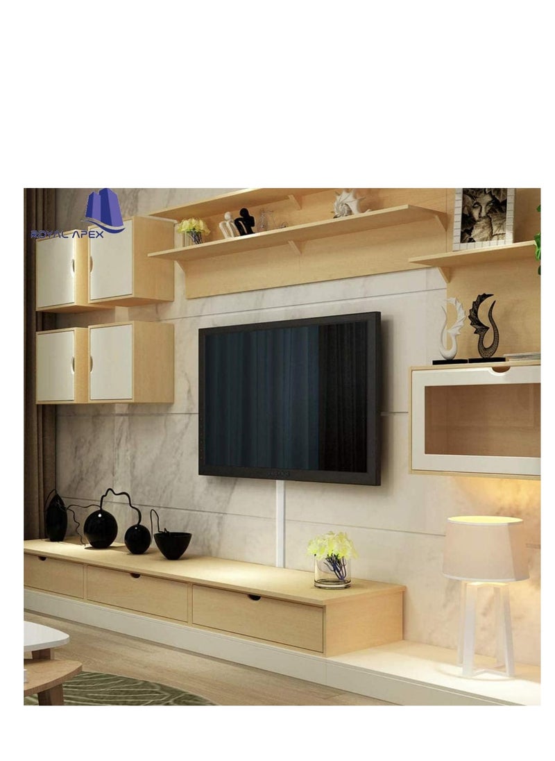 SUN SHINE Square Cable Box Self Adhesive PVC Trunking White  - Image 2