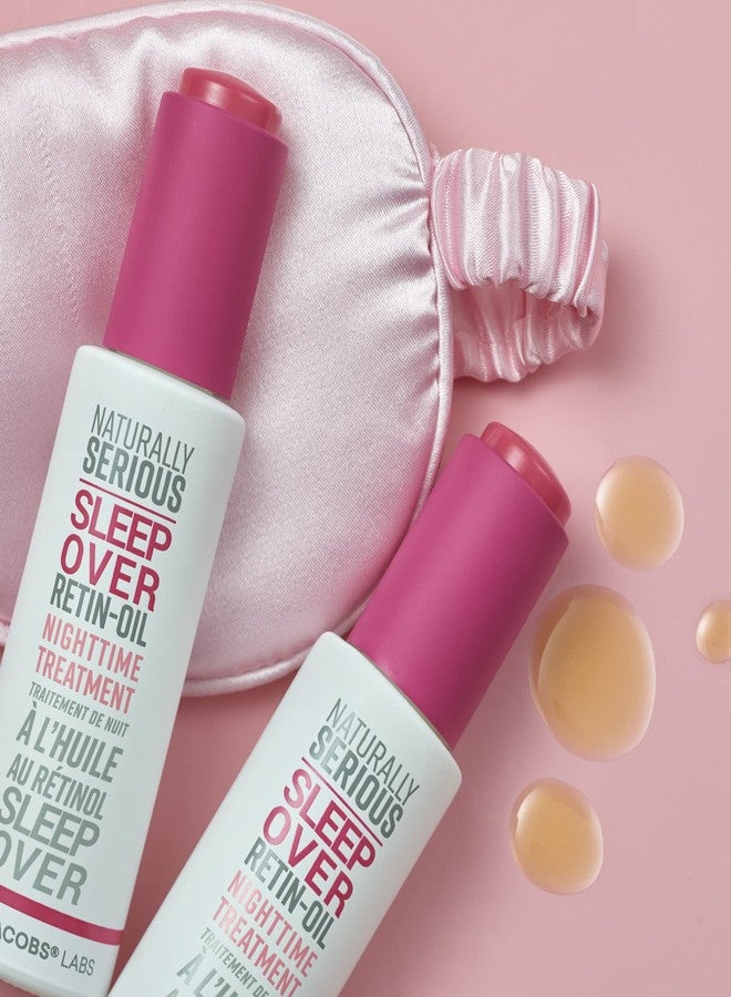 Naturally Serious | Sleepover Retin-Oil Nighttime Treatment, Vegan Retinol Oil, Anti-Aging Oil For Face, Vegan Skincare, Cruelty-Free Skincare - Image 3