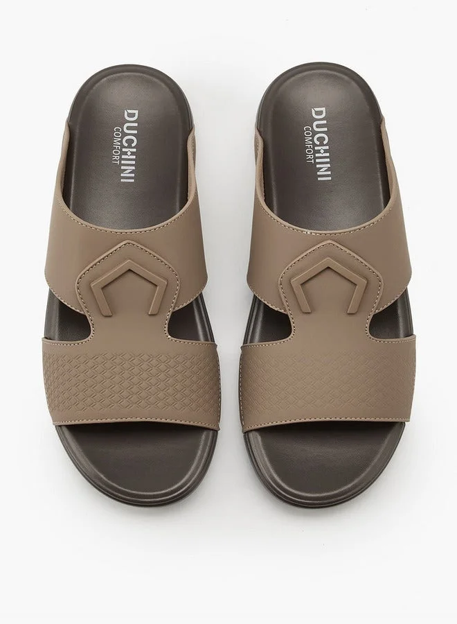 دوتشيني صنادل رجالية سهلة الارتداء بنقوش