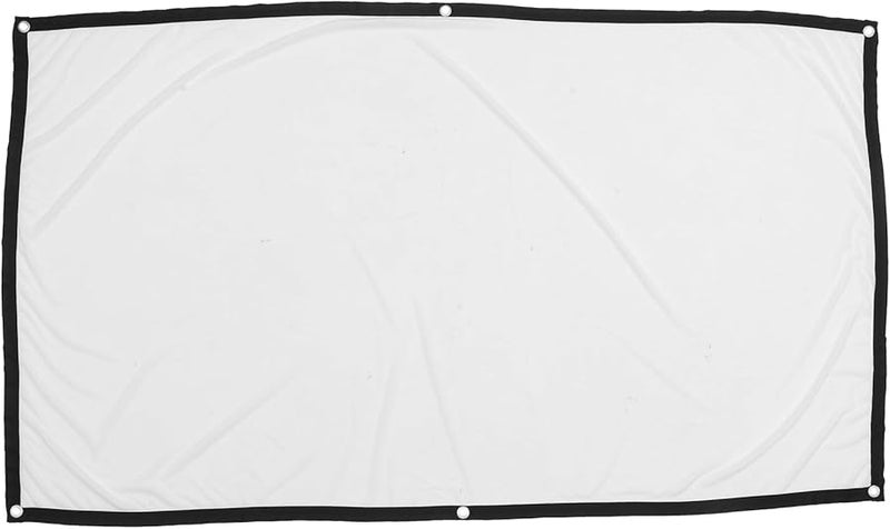 Portable Projector Screen 100 Inch Foldable Anti Crease Polyester for Home Theater Camping - Image 1
