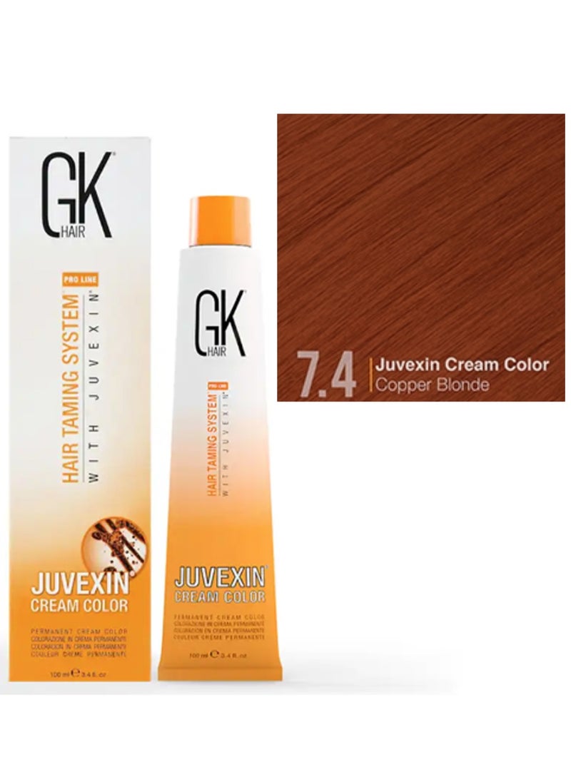 GK Hair Hair Dye 7.4 Copper Blonde 