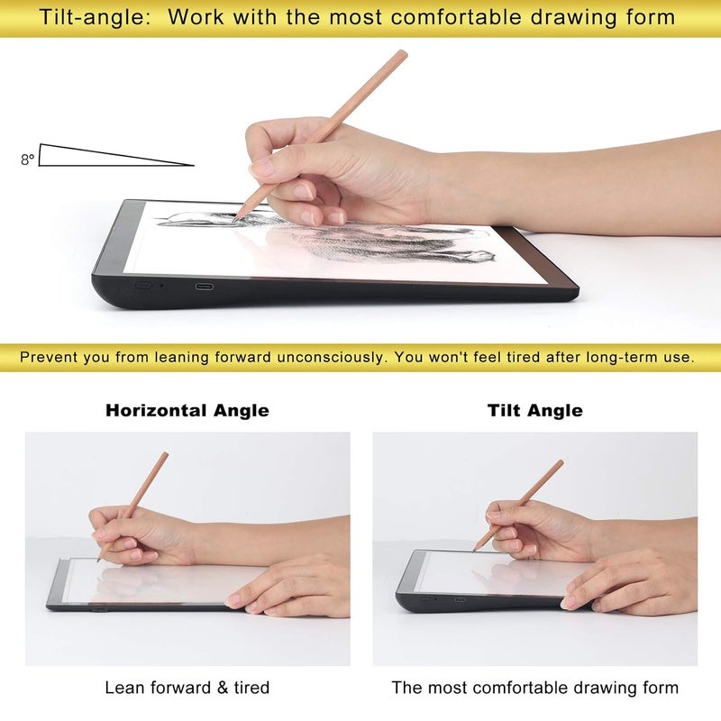 Elice LED Light Pad, A4 Wireless Battery Powered Light Pad Artcraft Tracing Pad Light Box Dimmable Brightness Rechargeable Light Board for Artists Drawing Sketching Animation Stencilling X-ray Viewing - Image 4