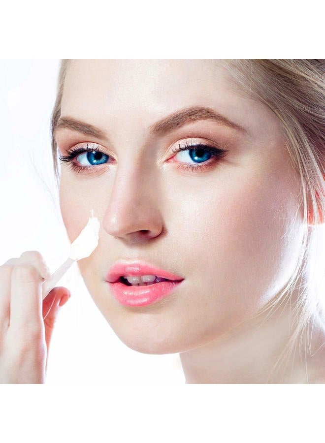 SumDirect Mini Disposable Plastic Cosmetic Spatulas - SumDirect 100 Pcs Frosted Clear Skincare Makeup Mask Spatula - Image 5