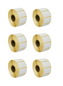 Libra Thermal Transfer Plain Barcode Label, 50mm x 25mm, White  - Image 1