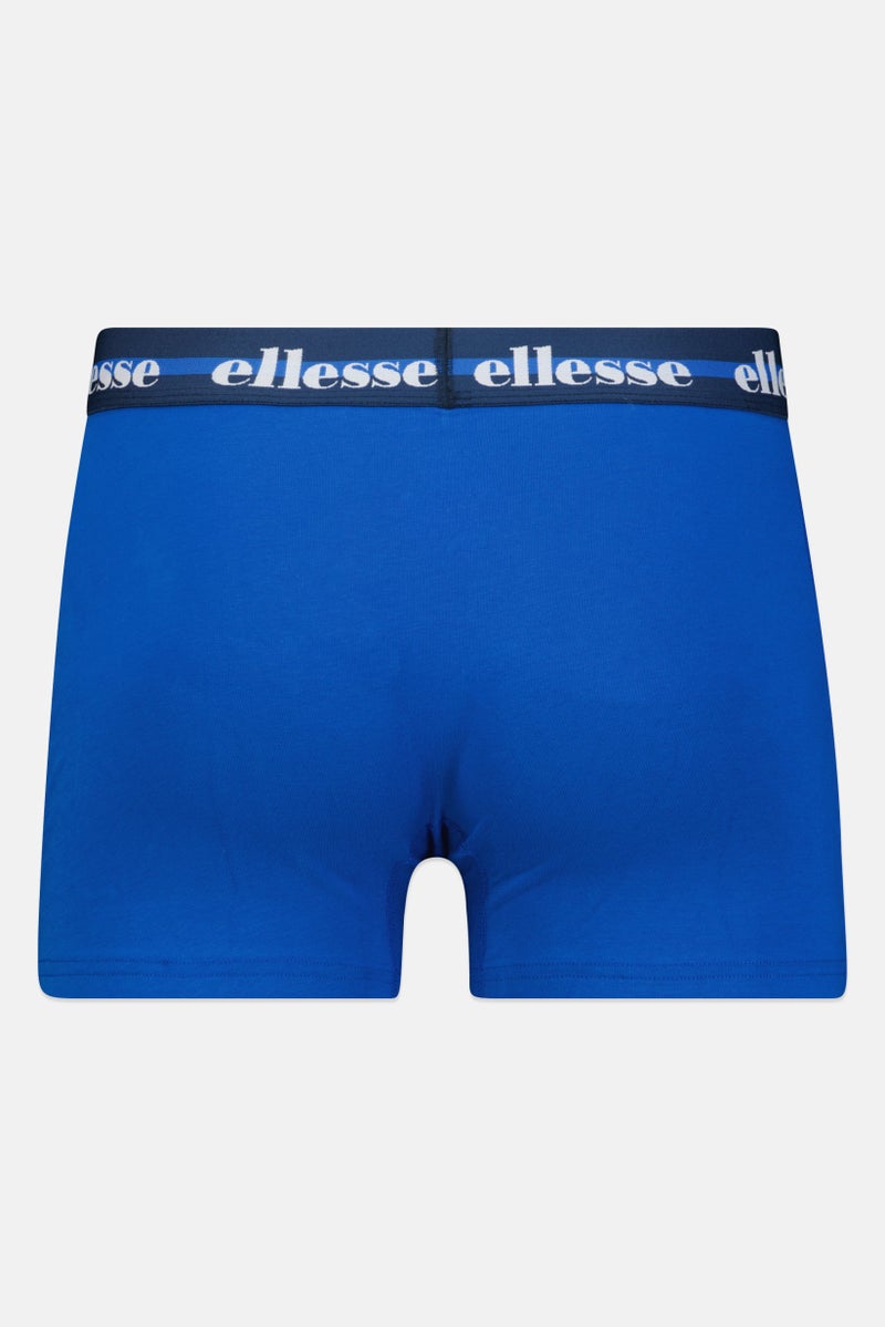 Ellesse Men 3 Pack Brand Logo Trunks, Multicolor - Image 2