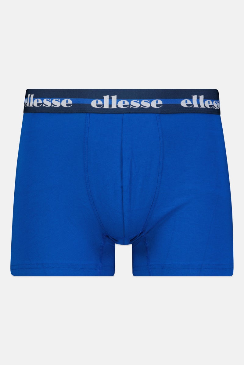 Ellesse Men 3 Pack Brand Logo Trunks, Multicolor - Image 5