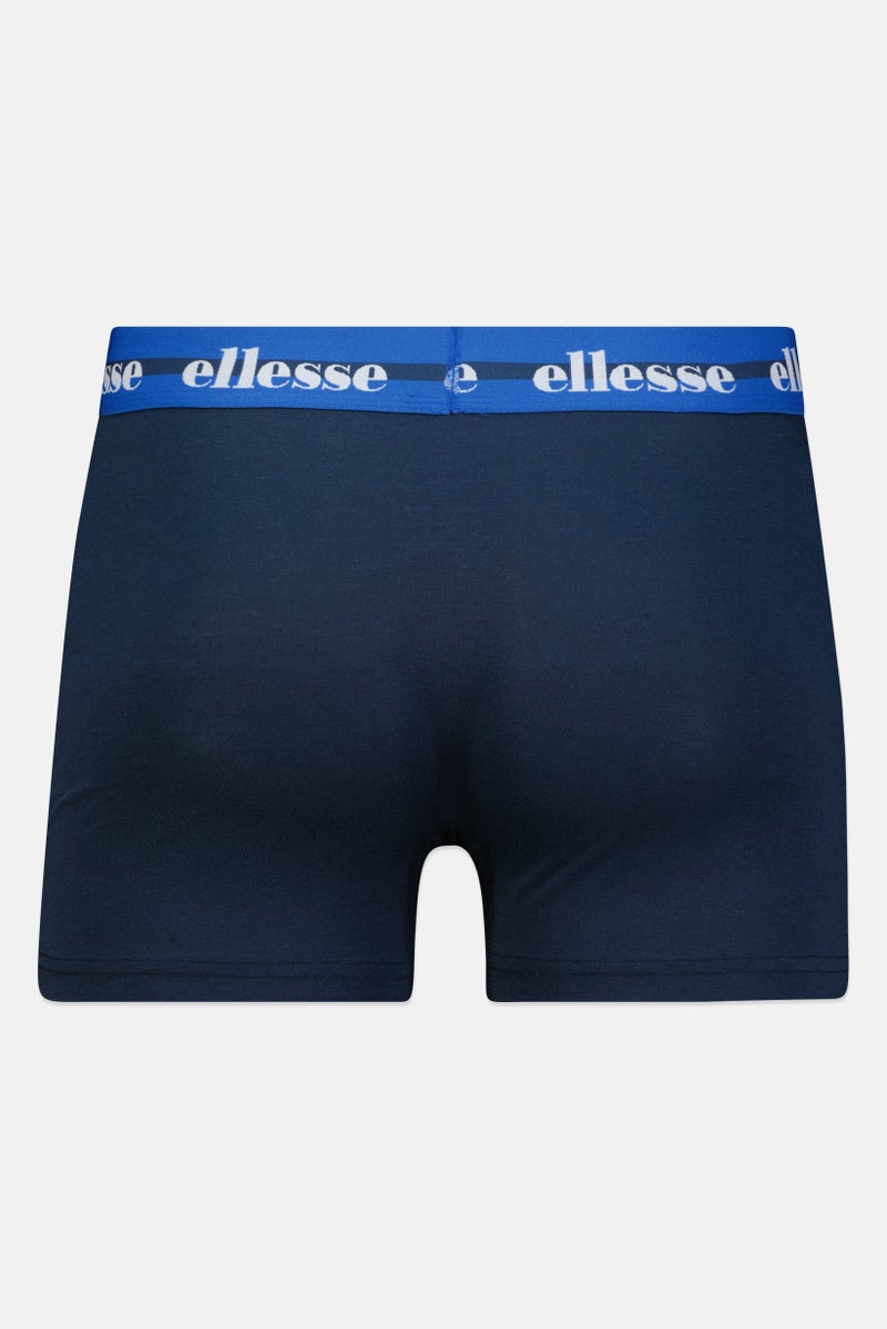 Ellesse Men 3 Pack Brand Logo Trunks, Multicolor - Image 4
