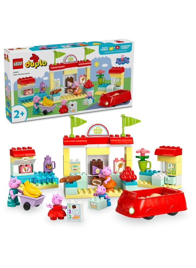 LEGO DUPLO Peppa Pig Supermarket Toy with Figures 10434 (Age 2+, 70 Pieces) - Image 1
