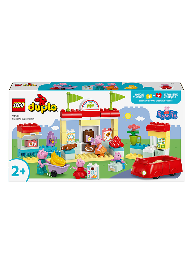 LEGO DUPLO Peppa Pig Supermarket Toy with Figures 10434 (Age 2+, 70 Pieces) - Image 2