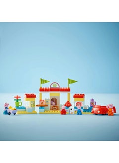 LEGO Duplo Peppa Pig Supermarket Toy With 4 Figures, Creative Build-And-Rebuild Preschool Learning Set, Gift For Toddlers Aged 2 Plus, Develops Fine Motor Skills (70 Pieces) 10434  - Image 4